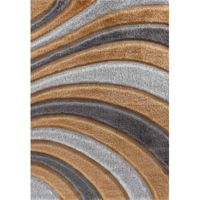 Boise Geometric Shag Area Rug