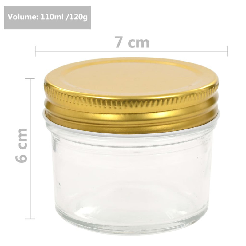 Glass Jar - Set of 96