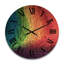 Horloge murale en bois massif Tanisha-308408355