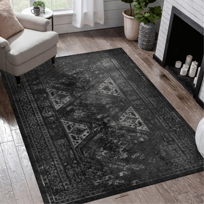 Rayon / Viscose Striped Rug