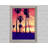 Los Angeles Palm Tree Walk - Single Picture Frame Print-96975635