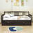 Daybed Wood Bed with Trundle-626838710-626838706