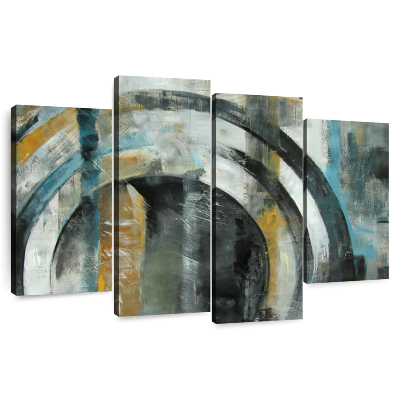 Avery Abstract Circle, 27" H x 43" W