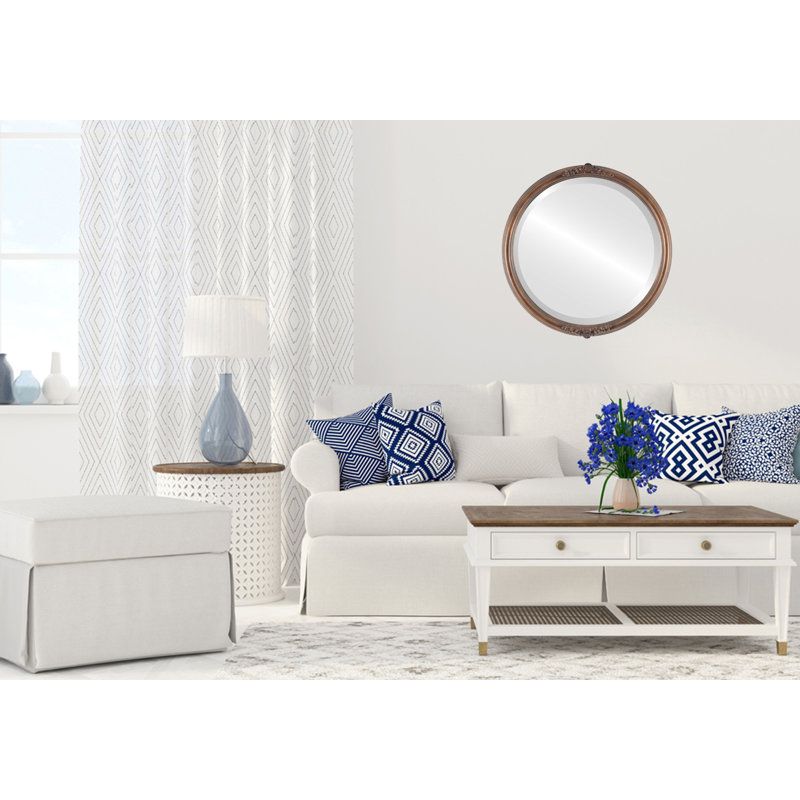 Miroir d'appoint Rhin, 25 po x 25 po