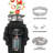 1.25 HP Premium Continuous Feed Garbage Disposal