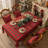 Christmas Checkered Tartan Rectangle Tablecloth - Red Buffalo Plaid Xmas Table Cloths, Stain Resistant Washable Table Cover For Dining/Parties/Holiday Decor,-1402687876