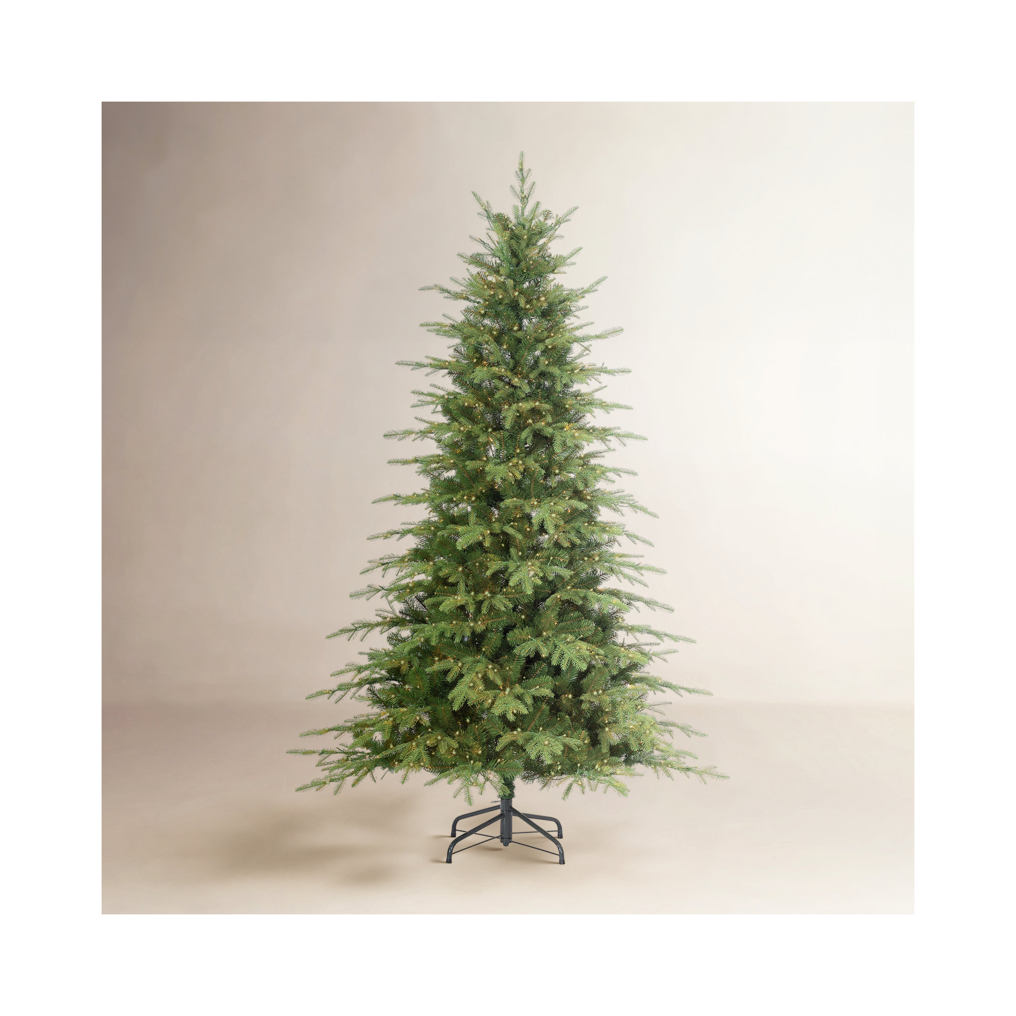 90' Lighted Artificial Pine Christmas Tree
