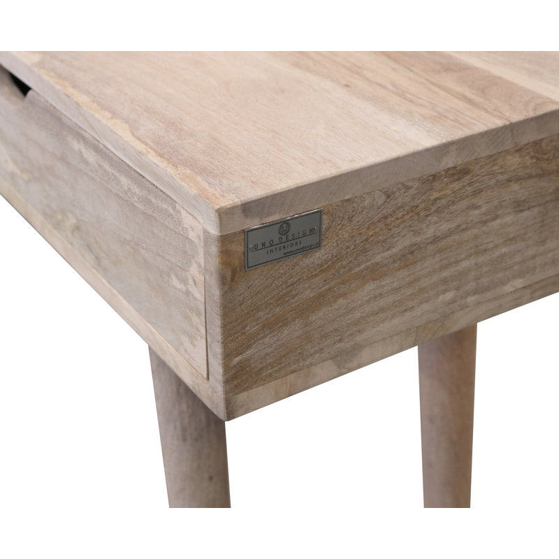 Rousseau 120cm Solid Wood Console Table, Black