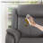  Edder Leather Power Home Theater Recliner Chair with USB Port-1784642589