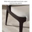Chaise de salle à manger moderne et simple en bois massif de frêne