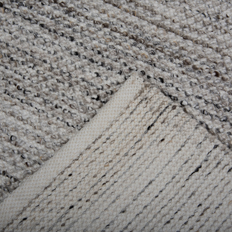 Tapis 100% polyester tissé à la main, Rectangle 5 pi x 7 pi 9 po