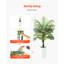 Palmier artificiel artificiel avec plante blanche Areca-1673857828