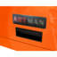Chariot orange à 4 outils avec roulettes - construction stable en acier et utilisation sans effort - tiroir à roulement pour la gestion des outils de garage-544317050