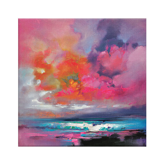 " Cataclysm " by Scott Naismith, 26" H x 26" W x 1.5" D, Canvas