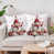 Bonbon blanc et rouge bonhomme de neige