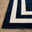 Ralph Lauren Fitzgerald Border Wool Geometric Rug-1303674345