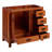 36" Maybeck Vanity - Tinted Oak With Left Offset Rect Undermount Sink - Carrara Marble Widespread