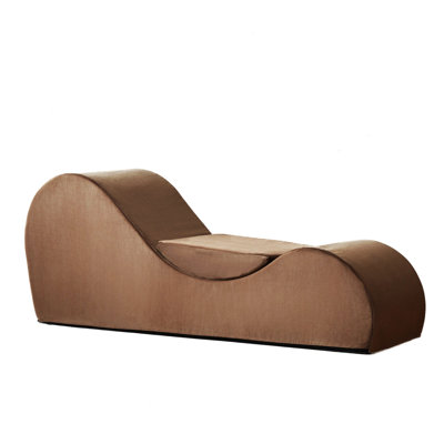 Solace Chaise Lounge Chair Relaxation, Ergonomic Design with Soft Yet Firm High-Density Foam Core, Removable Machine-Washable Cover