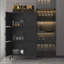 Armoire de rangement en métal, buffet de rangement, vitrine en acier avec 6 portes-364569382