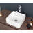 Ceramic Square Vessel Bathroom Sink