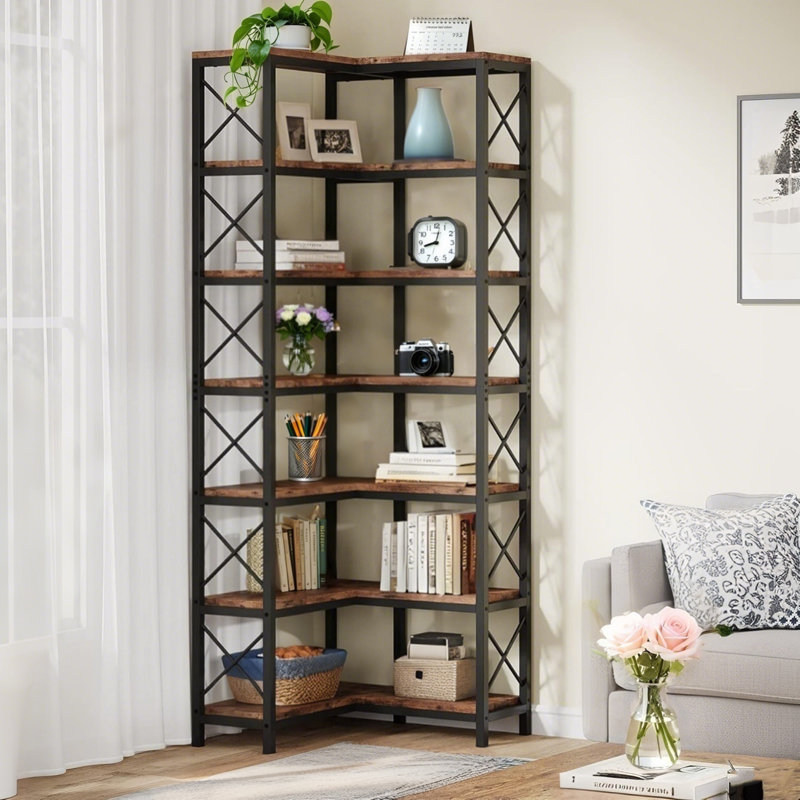 7-Tier Corner Bookcase