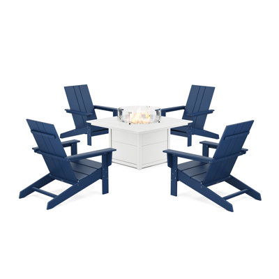 POLYWOOD x ALLModern 5 Piece Multiple Chairs Seating Group by AllModern