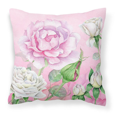 Floral Outdoor Throw Pillow