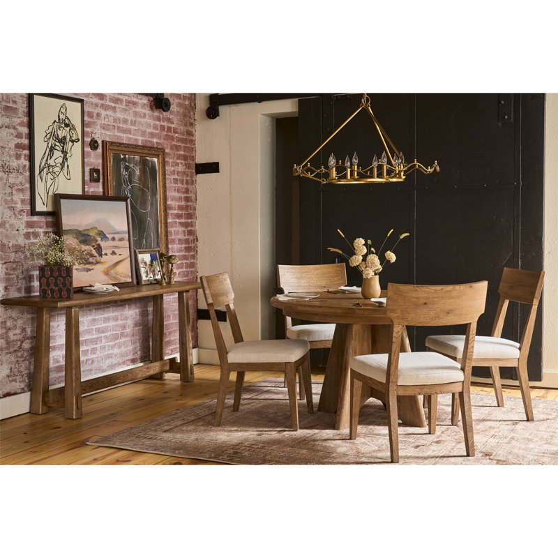 Griffith Park Round Dining Table, Sienna