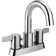 Precept Two Handle Centerset Bathroom Faucet with Drain Assembly