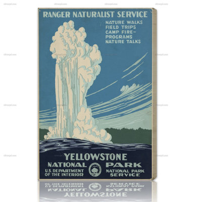 Yellowstone - Impression sur toile tendue