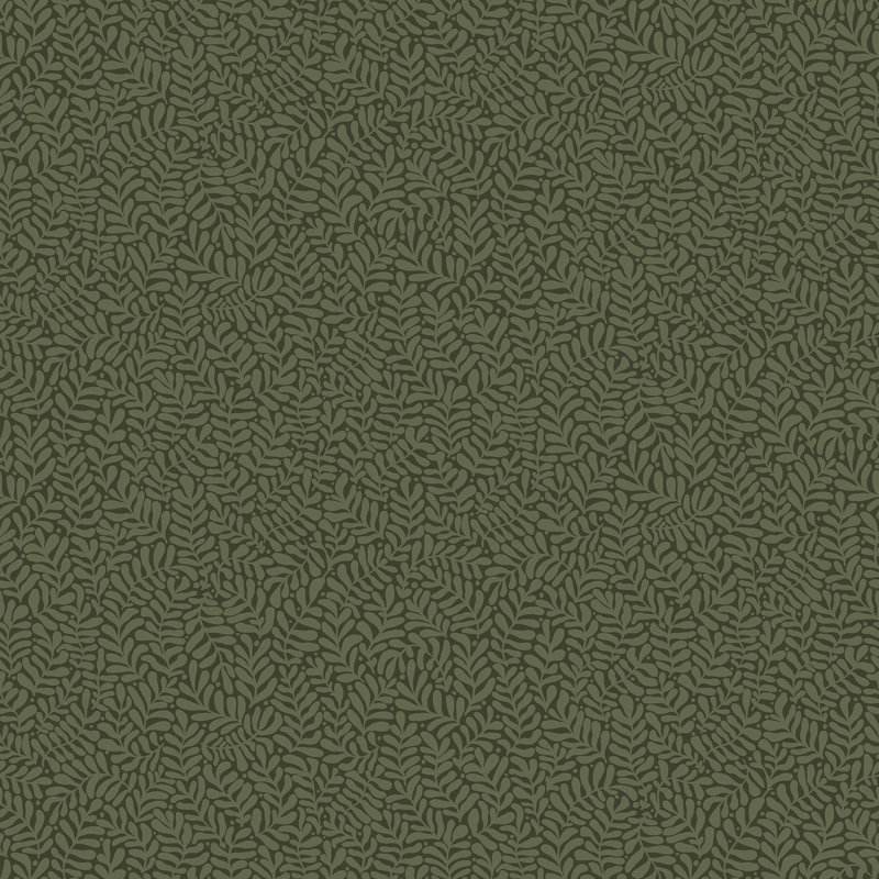 Cahterine 10.05m x 53cm Wallpaper Roll, Dark Green