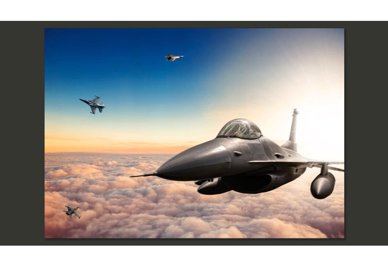 F16 Fighter Jets 2.10m x 300cm Wallpaper