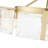 Hickmon 6-Light Semi-Flush with Hammered Water Glass Shade-417447609