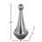 Austin Allen James - Elisias Plated Glass Vase - 18"H-1089126444