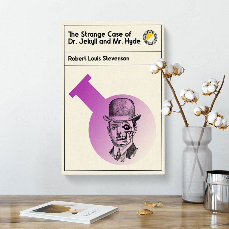 Book Cover the Strange Case of Dr Jekyll and Mr Hyde - Wrapped Canvas, 91cm H x 60cm W x 3cm D