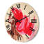 Portrait d'une femme afro-américaine, horloge murale en bois-63903168