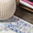 Clarice Inigo Cottage Medallion Blue/Gray Rug-1407830670