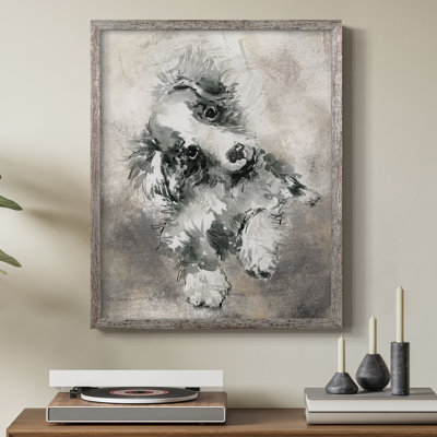 Sketchy Study Framed Print - Solid Wood
