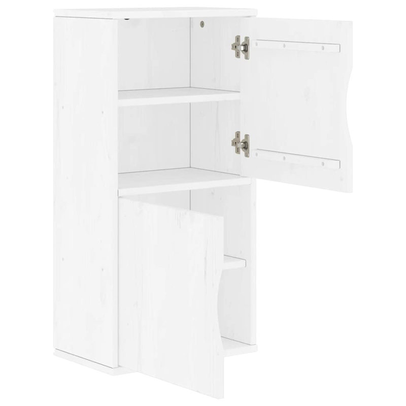 Soleigh Rectangle Accent Cabinet, White