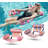 2Packs Inflatable Pool Floating Lounge Chairs