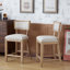 Tabourets de comptoir revêtus de tissu Netzer-1876377189