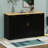 Modern Storage Sideboard With Door W/Storage Rack, Kitchen Island With Adjustable Shelves, 3-Tier Pull-Out Rack And Drawer-1024027346