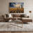 Farm Windmill Gray Canvas Wall Art-328533344