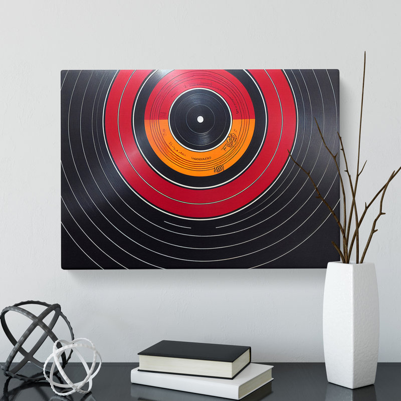 Flawless Vinyl Record Art - Wrapped Canvas Print, 50cm H x 76cm W x 3cm D