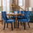 Tufted Solid Wood Velvet Upholstered Dining Chair