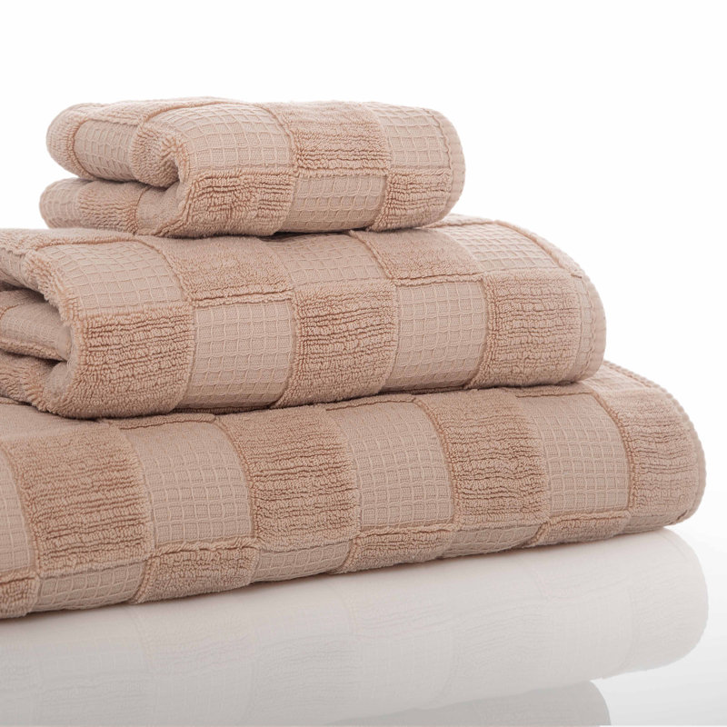 Chess Washcloth, Linen