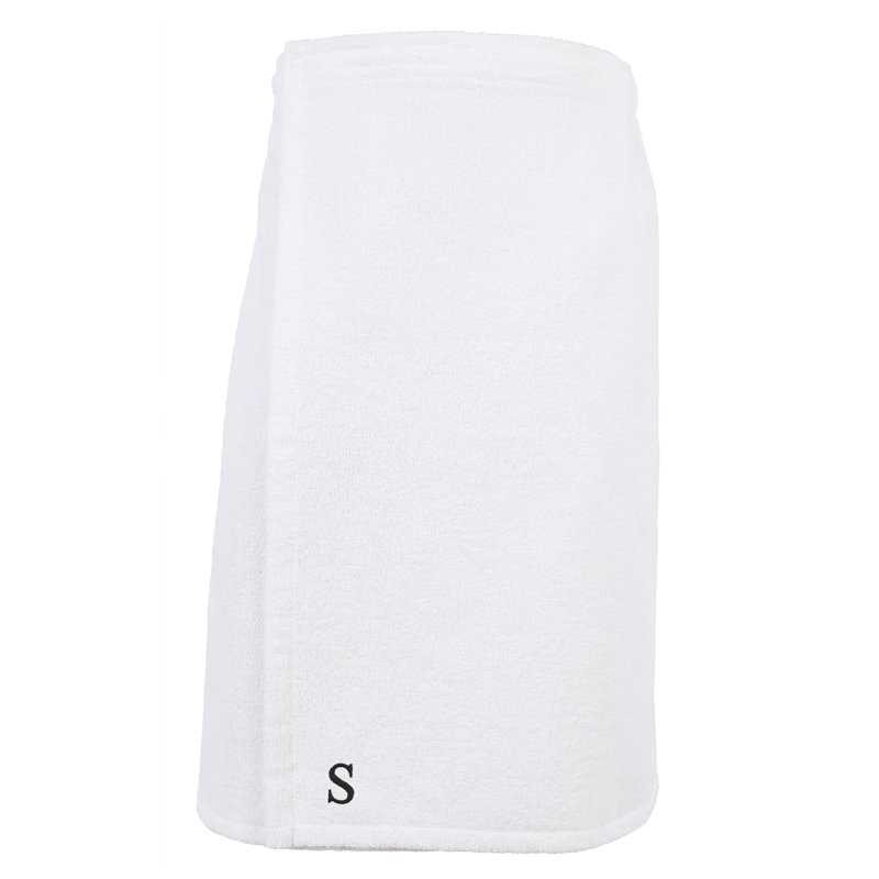 Serviette de bain Lauver, Blanc, S
