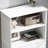 Farmhouse White Kitchen Pantry Cabinet, Freestanding Tall Floor Storage Cabinet with 2 Closed Doors, 1 Drawer & Open Storage Shelves, Multi-purpose Food Organizer Cupboard for Kitchen Pantry, Entryway, Living Room, Dining Room