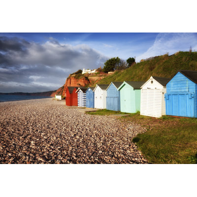 Jurassic Coast Beach Huts by Nicolamargaret