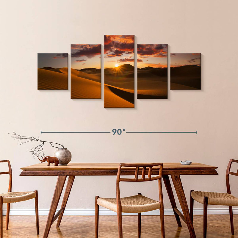 Golden Sahara Desert, 42" H x 92" W